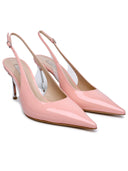 Casadei 'Superblade' Tiffany Patent Lear Slingbacks