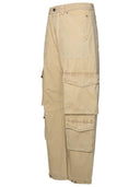 Gouden gans beige katoenen vrachtbroek