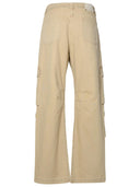 Gouden gans beige katoenen vrachtbroek