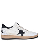Golden Goose 'Ball Star' White Lear Sneakers