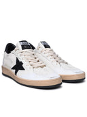Golden Goose 'Ball Star' White Lear Sneakers
