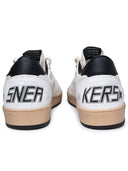 Golden Goose 'Ball Star' White Lear Sneakers