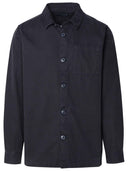 Camisa de algodón marina de Barbour