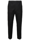 Lanvin Black Linen Blend Trousers