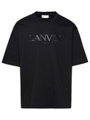 Lanvin Black Cotton T Shirt