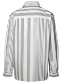 A.P.C. Camicia di cotone grigia 'mateo'