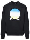 A.P.C. Black Cotton Sweatshirt
