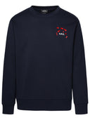 A.P.C. Blue Cotton Sweatshirt