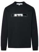 A.P.C. Black Cotton Sweatshirt