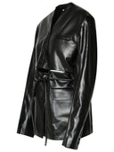 Nanushka 'Maida' Black Okobor Alt Lear Blazer