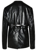 Nanushka 'Maida' Black Okobor Alt Lear Blazer