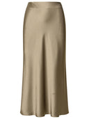 Nanushka 'Razi' Skirt In Brown Acetate Blend