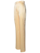 Nanushka 'Felina' Cream Acetate Blend Pants