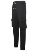 Balmain Black Cotton Joggers