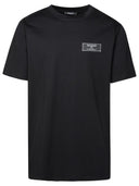 Balmain Black Cotton T Shirt