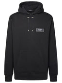 Balmain Black Cotton Hoodie