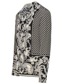 Balmain Black Silk Shirt