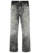 Balmain Gray Cotton Jeans