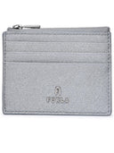 Furla 'Camelia' Silver Blend Card Porta