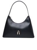 Furla 'Diamante' Black Calf Lear Bag