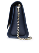 Furla 'Metropolis Remix' Blue Calf Lear Bag