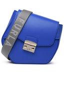 Furla 'Metropolis Prisma' Blue Lear Blend Bag