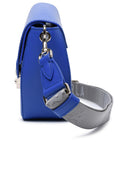 Furla 'Metropolis Prisma' Blue Lear Blend Bag