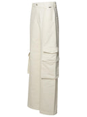 Gcds White Cotton Jeans