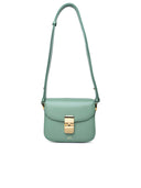 A.P.C. 'Grace' Mini Crossbody Bag in Green Lear