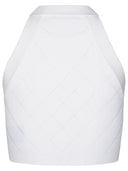 Balmain White Viscose Blend Top