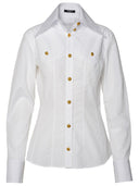 Balmain White Cotton Shirt