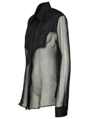 Balmain Black Silk Shirt