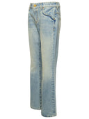 Balmain Blue Cotton Dżinsy