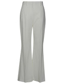 Pantalones de mezcla de viscosa blanca de Balmain