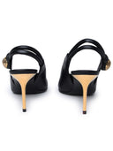 Balmain Black Lear Sling Back