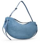 Yuzefi Light Blue Suede Bag