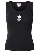 Kenzo Black Cotton Tank Top
