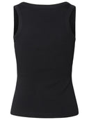 Kenzo Black Cotton Tank Top