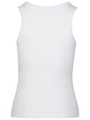 Débardeur de mélange de coton blanc kenzo