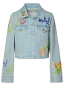 Kenzo Light Blue Cotton Jacket