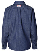 Kenzo Blue Cotton Shirt