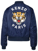Kenzo 'Lucky Tiger' Navy Polyamide Bomber Jacket