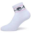 Chiara Ferragni White Cotton Blend Socks