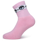 CHIARA FERRAGNI PINK COTON BLEND SOCKS