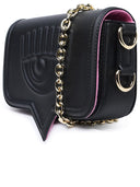 Chiara Ferragni Small 'Eyelike' Black Polyester Bag