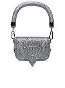 Chiara Ferragni Small 'Eyelike' Silver Polyester Bag