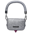 Chiara Ferragni Small 'Eyelike' Silver Polyester Bag