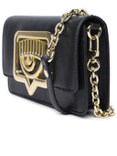 Chiara Ferragni 'Eyelike' schwarzer Polyester -Crossbody -Tasche