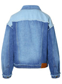 Chiara Ferragni Blue Cotton Jacket