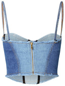 Chiara Ferragni Blue Cotton Top